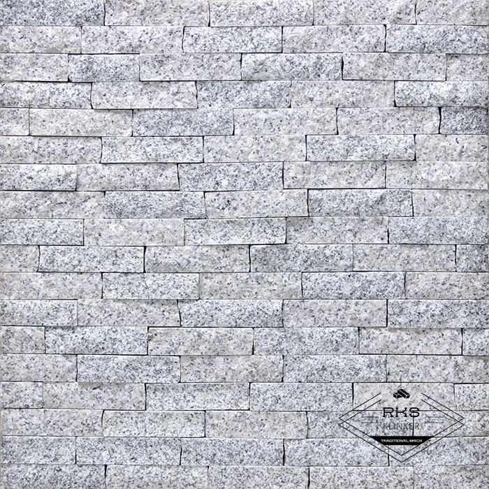 Фасадный камень Полоса - Гранит Белла Уайт Микс в Старом Осколе
